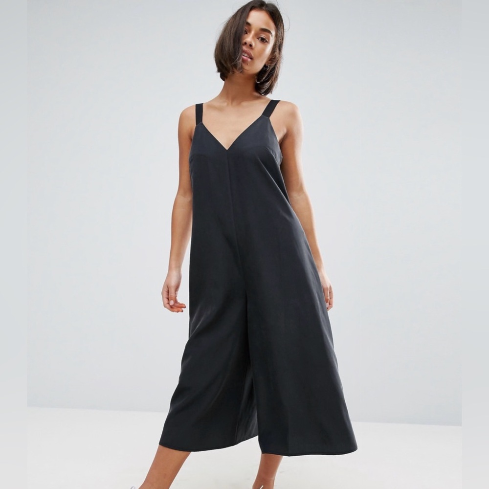 ASOS Oversized Minimal Jumpsuit with Culotte Leg 10